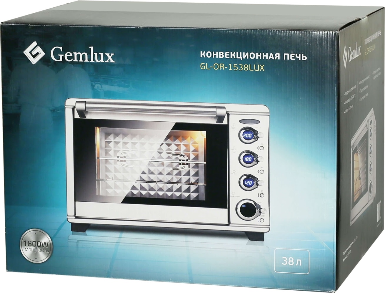 Конвекционная печь GEMLUX GL-OR-1538LUX - 5