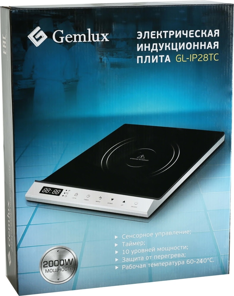 Индукционная плита GEMLUX GL-IP28TC - 4